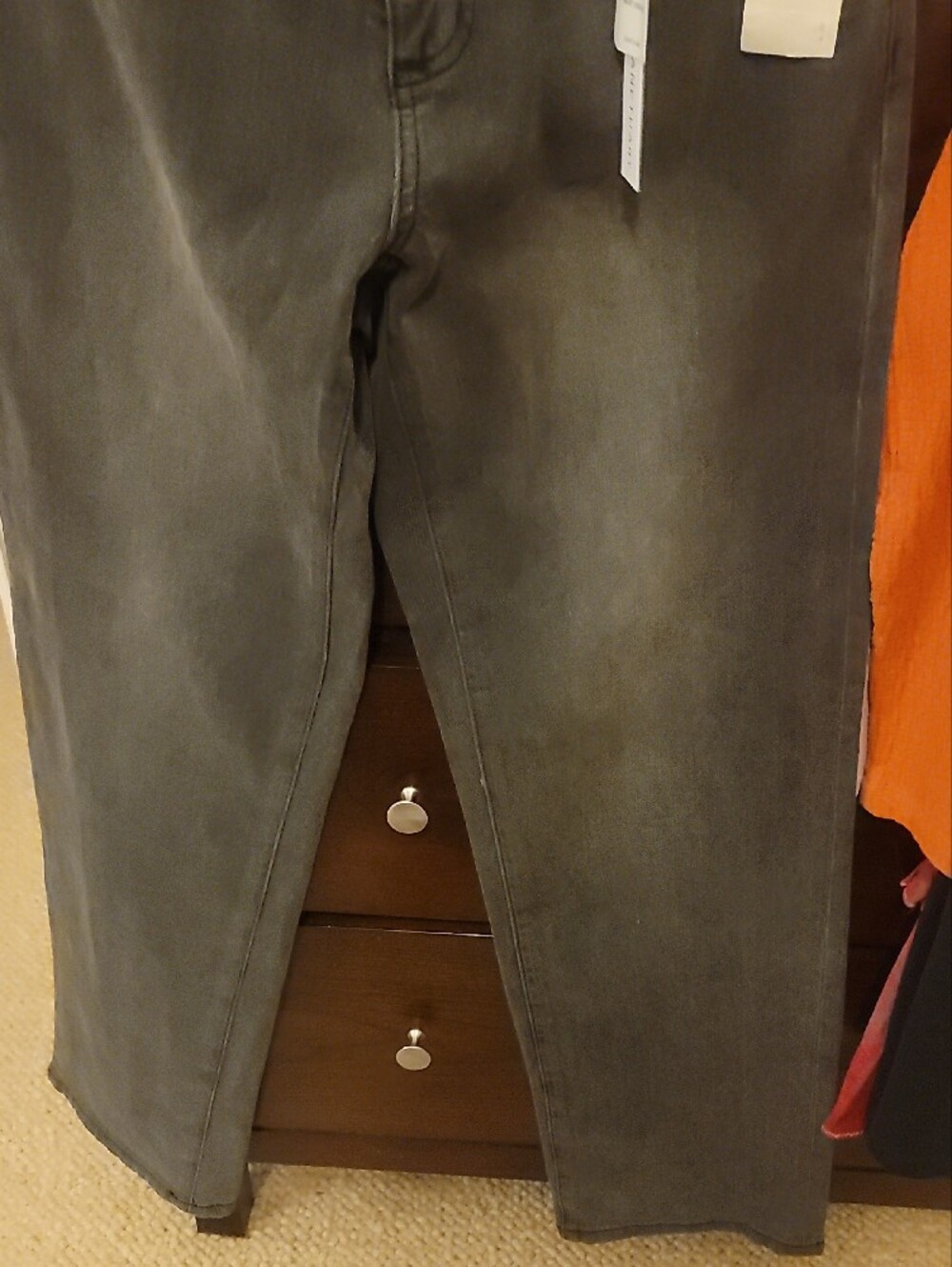 NWT Sanctuary Luna Cuffed Pant Standard Rise Straight Crop Button-Fly Pants 26 - Picture 2 of 9